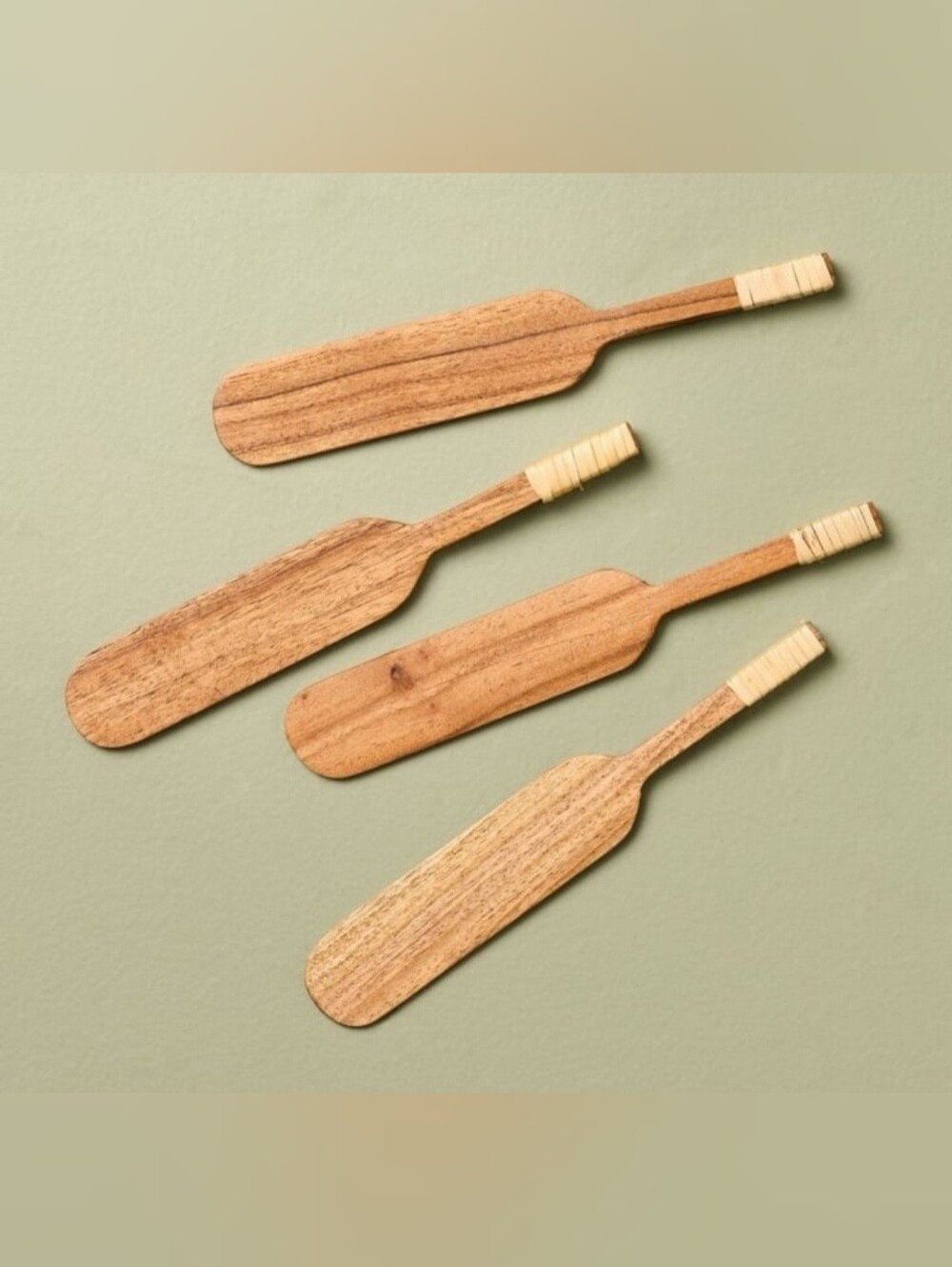 Hearth & Hand With Magnolia 4pc Wood Jam Utensils